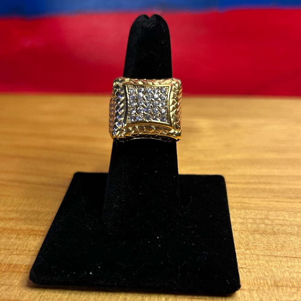 Solid Mens “Scale Skin” quality ring - Picture 2 of 10